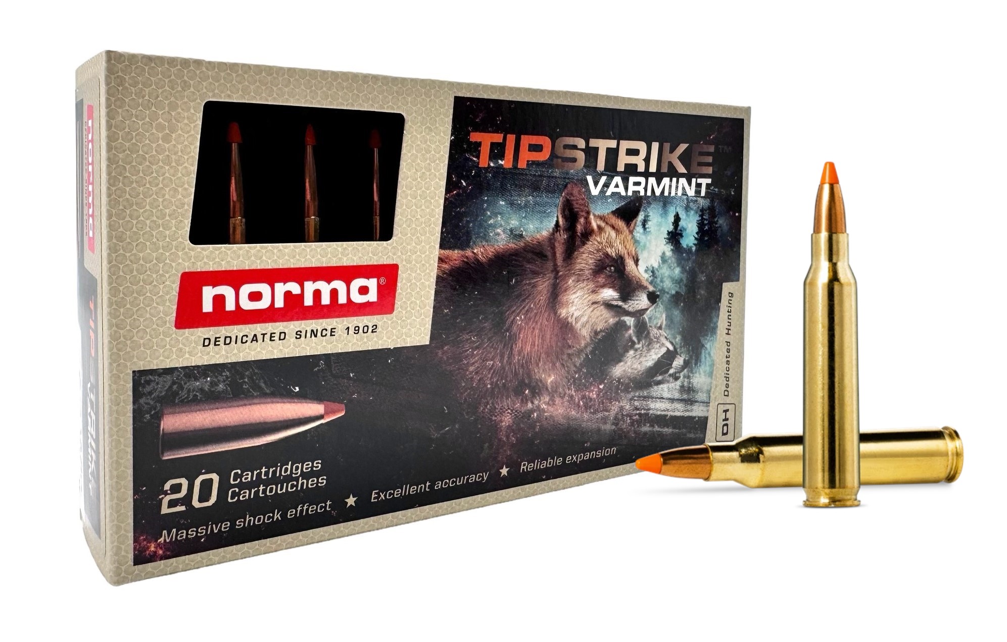 Norma Tipstrike Varmint 223 Rem. 3,6g/55gr